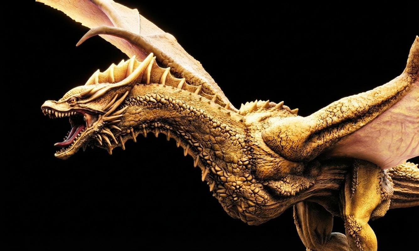 Sunfyre Dragón Dorado